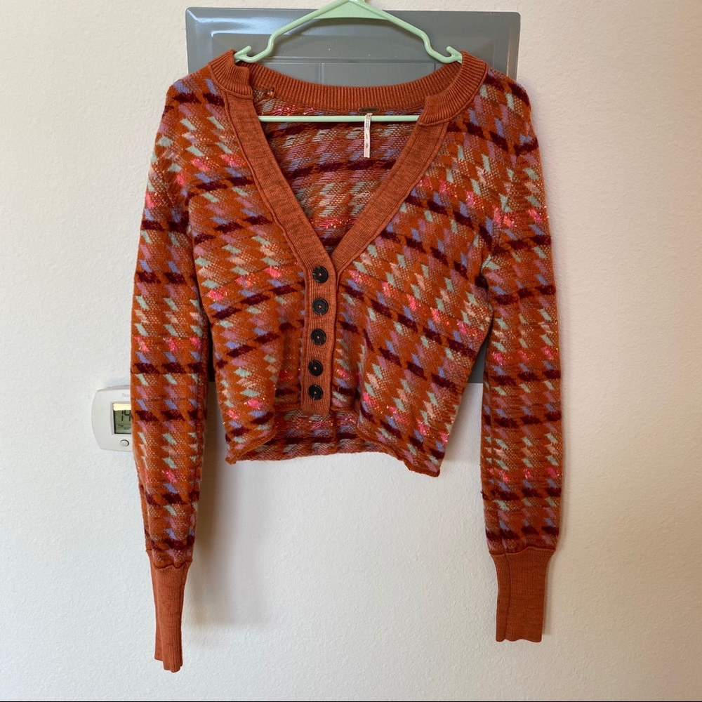 Gorgeous Cropped Free People Cardigan